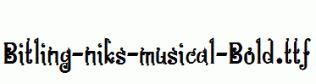 Bitling-niks-musical-Bold.ttf