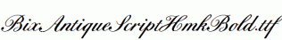 BixAntiqueScriptHmkBold.ttf