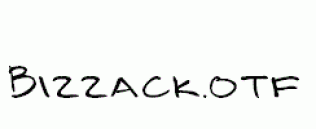 Bizzack.otf