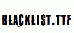 Blacklist.ttf