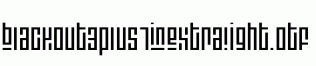 Blackout3plus1-ExtraLight.otf