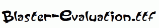 Blaster-Evaluation.ttf