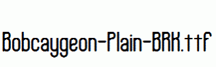 Bobcaygeon-Plain-BRK.ttf