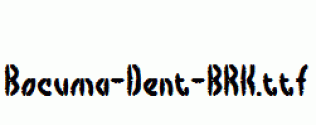 Bocuma-Dent-BRK.ttf