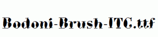 Bodoni-Brush-ITC.ttf