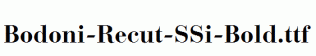 Bodoni-Recut-SSi-Bold.ttf