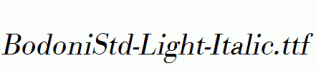 BodoniStd-Light-Italic.ttf