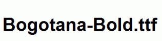 Bogotana-Bold.ttf