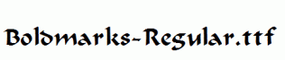 Boldmarks-Regular.ttf