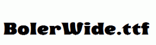 BolerWide.ttf