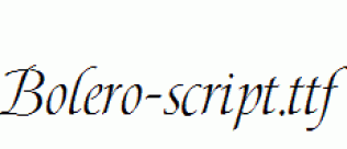 Bolero-script.ttf