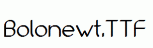 Bolonewt.ttf