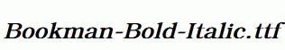 Bookman-Bold-Italic.ttf