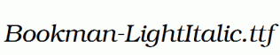 Bookman-LightItalic.ttf
