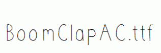 BoomClapAC.ttf