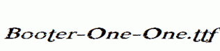 Booter-One-One.ttf