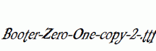 Booter-Zero-One-copy-2-.ttf