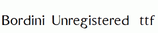 Bordini-Unregistered-.ttf