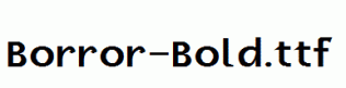 Borror-Bold.ttf