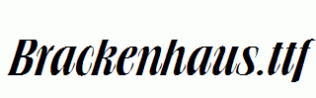 Brackenhaus.ttf