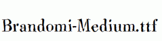Brandomi-Medium.ttf