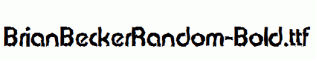 BrianBeckerRandom-Bold.ttf
