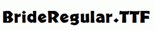 BrideRegular.ttf