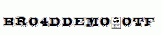Bro-4D-Demo.otf