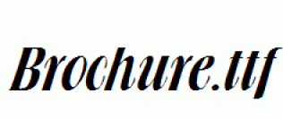 Brochure.ttf