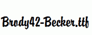 Brody42-Becker.ttf
