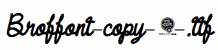 Broffont-copy-2-.ttf