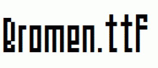 Bromen.ttf