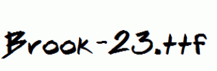 Brook-23.ttf