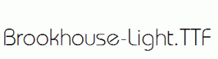 Brookhouse-Light.ttf