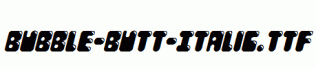 Bubble-Butt-Italic.ttf