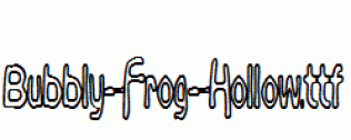 Bubbly-Frog-Hollow.ttf