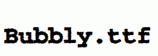 Bubbly.ttf
