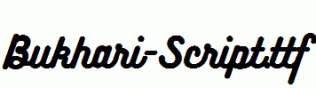 Bukhari-Script.ttf