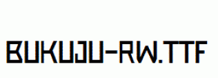 Bukuju-RW.ttf