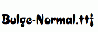 Bulge-Normal.ttf