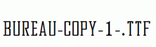 Bureau-copy-1-.ttf