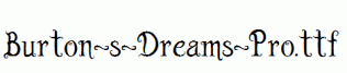 Burton-s-Dreams-Pro.ttf