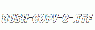 Bush-copy-2-.ttf