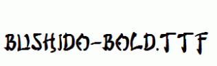 Bushido-Bold.ttf
