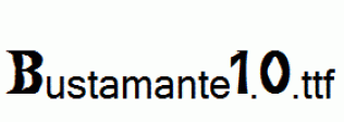 Bustamante1.0.ttf