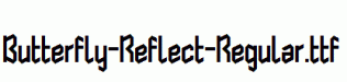 Butterfly-Reflect-Regular.ttf