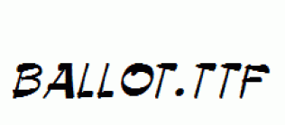 ballot.ttf