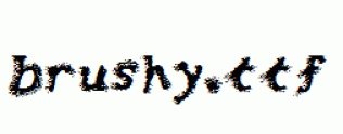 brushy.ttf