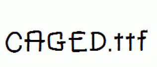 CAGED.ttf