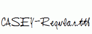 CASEY-Regular.ttf